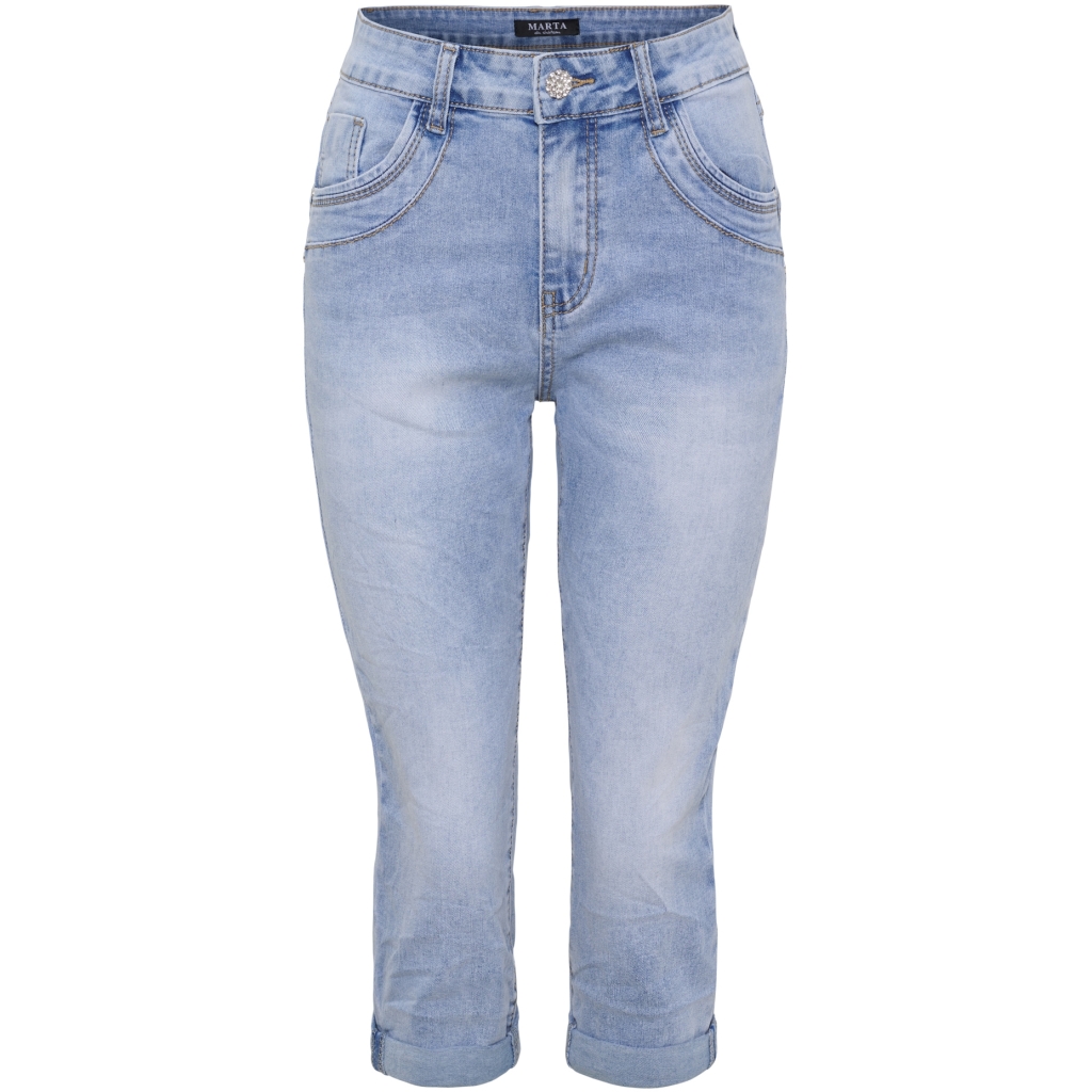 Marta Annemarie denim capri XL - Marta Du Chateau - Bukser - Kikigram.dk