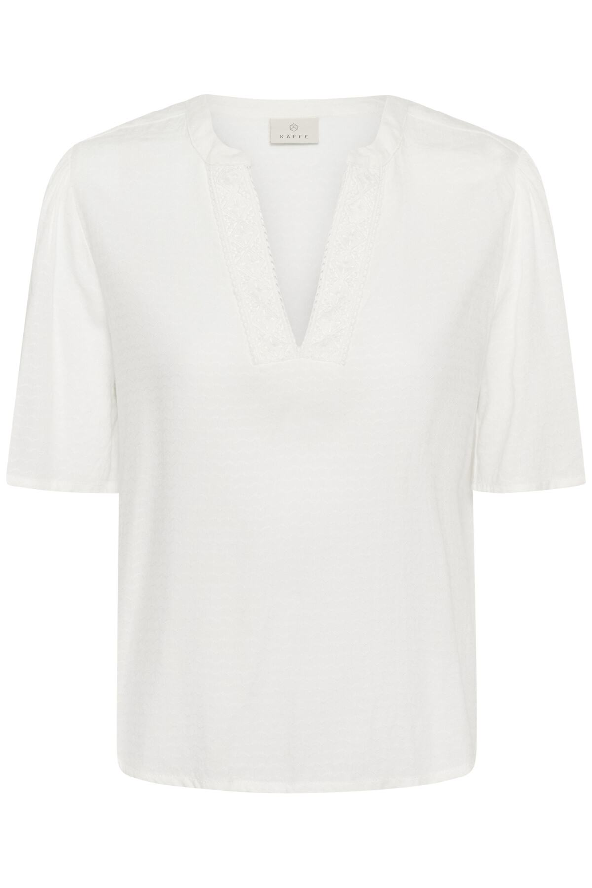 KAgina Lace Blouse 42 - Kaffe - Bluse - Kikigram.dk