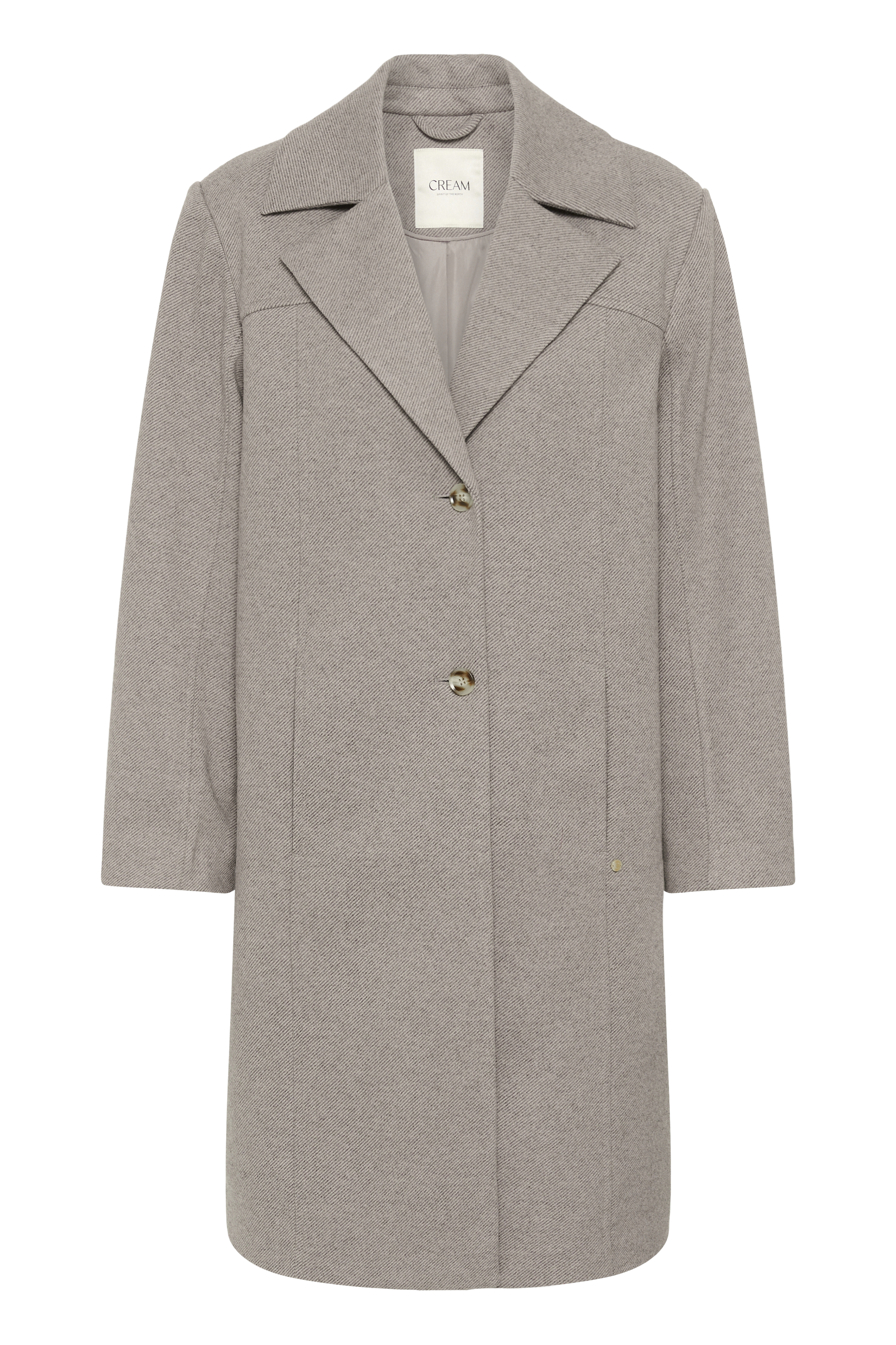 CRJaze Long Coat 36 - Cream - Frakke - Kikigram.dk
