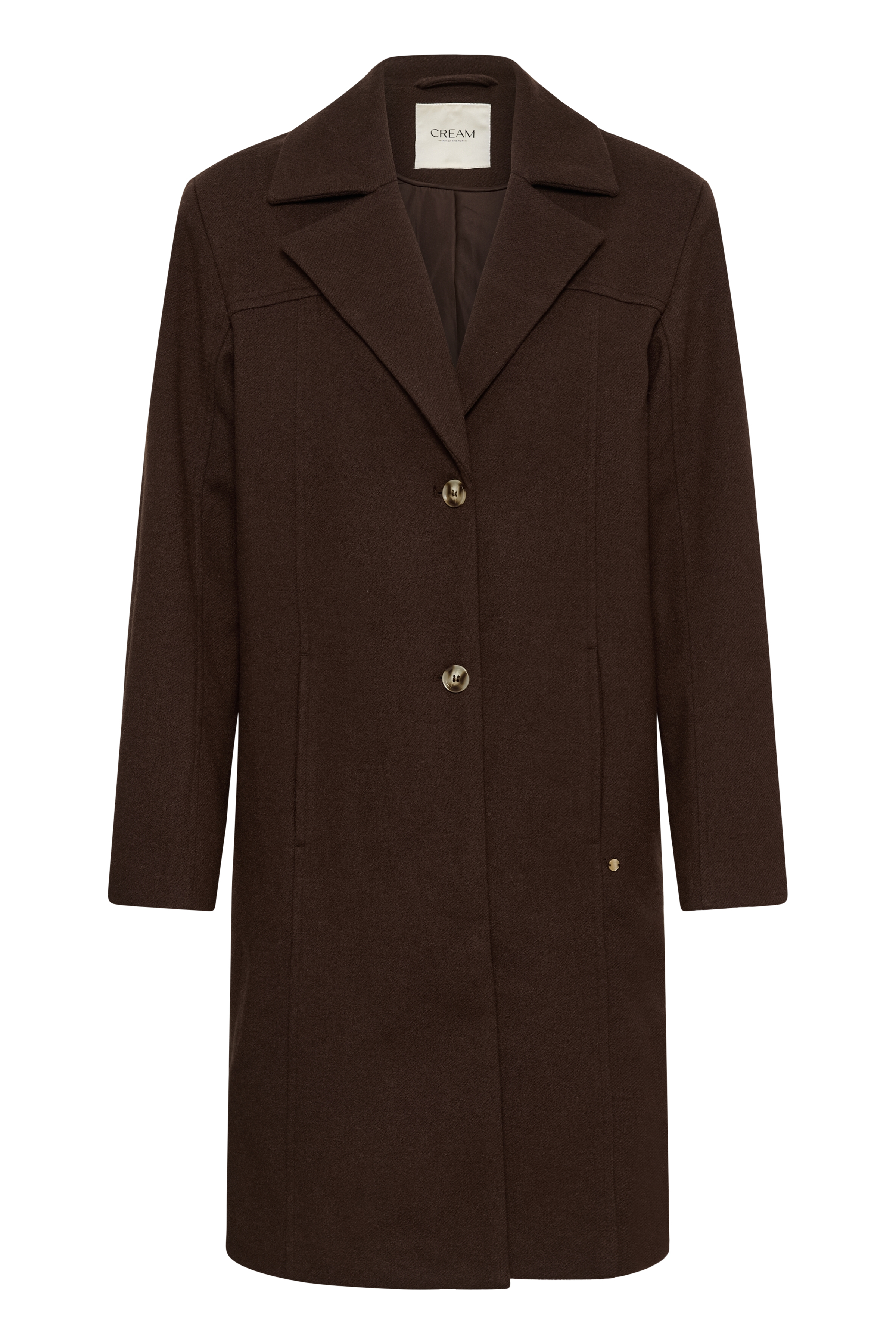 CRJaze Long Coat 44 - Cream - Frakke - Kikigram.dk