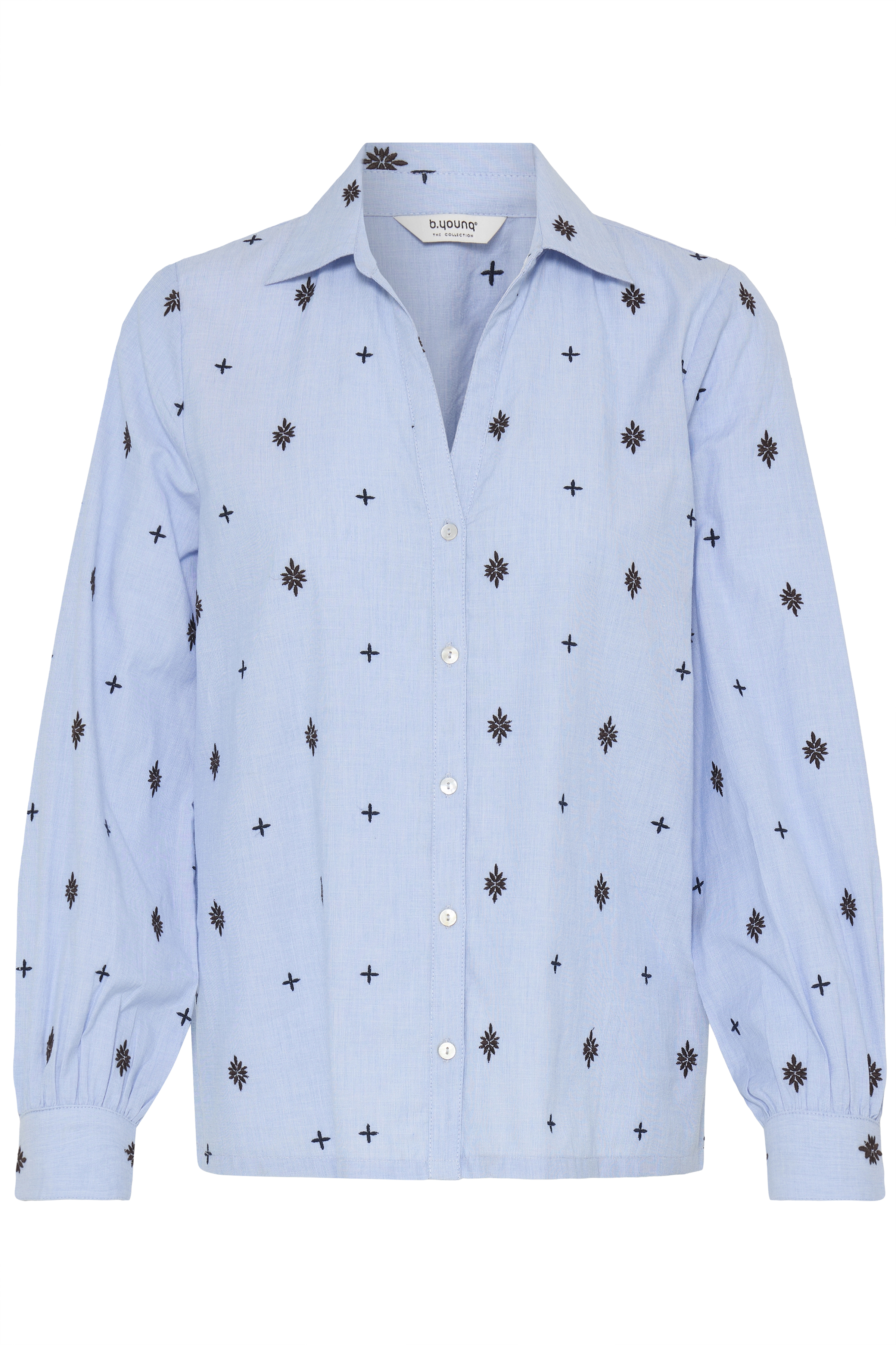 BYFABIENNE LS SHIRT 2 44 - B-Young - Skjorte - Kikigram.dk