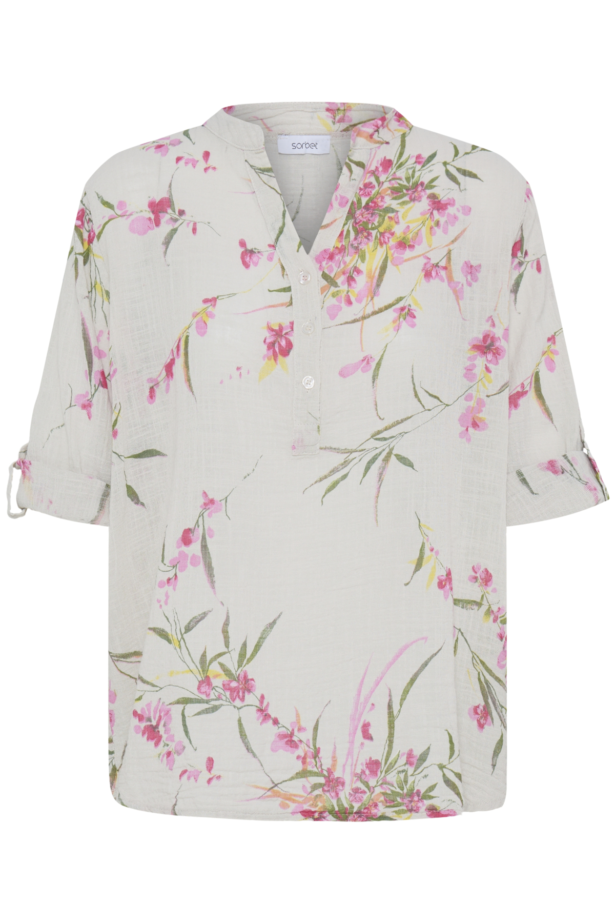 SBALEXA G FLO BLOUSE S/M - Sorbet - Bluse - Kikigram.dk