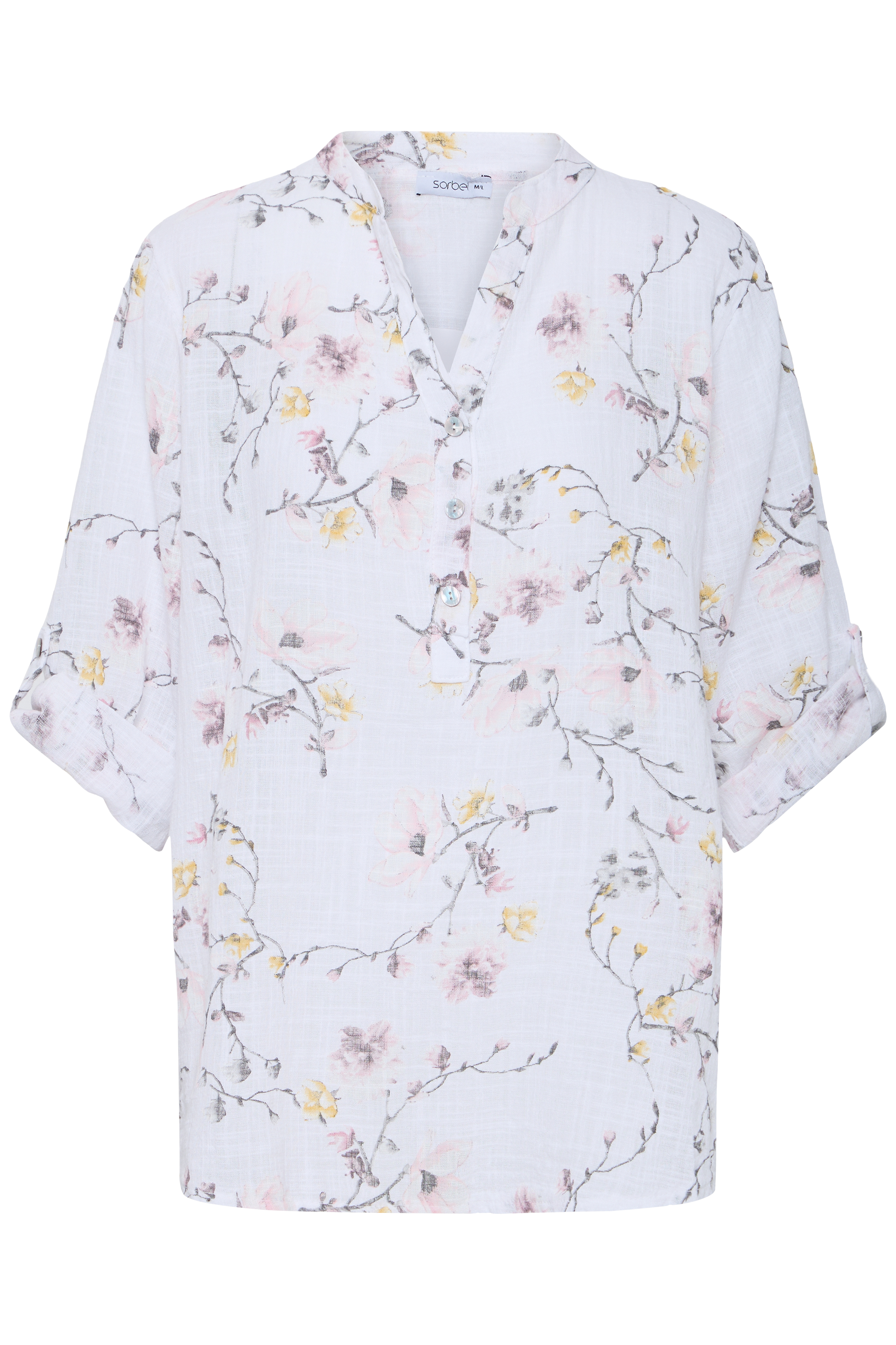 SBXALEXA DFL BLOUSE S/M - Sorbet - Bluse - Kikigram.dk
