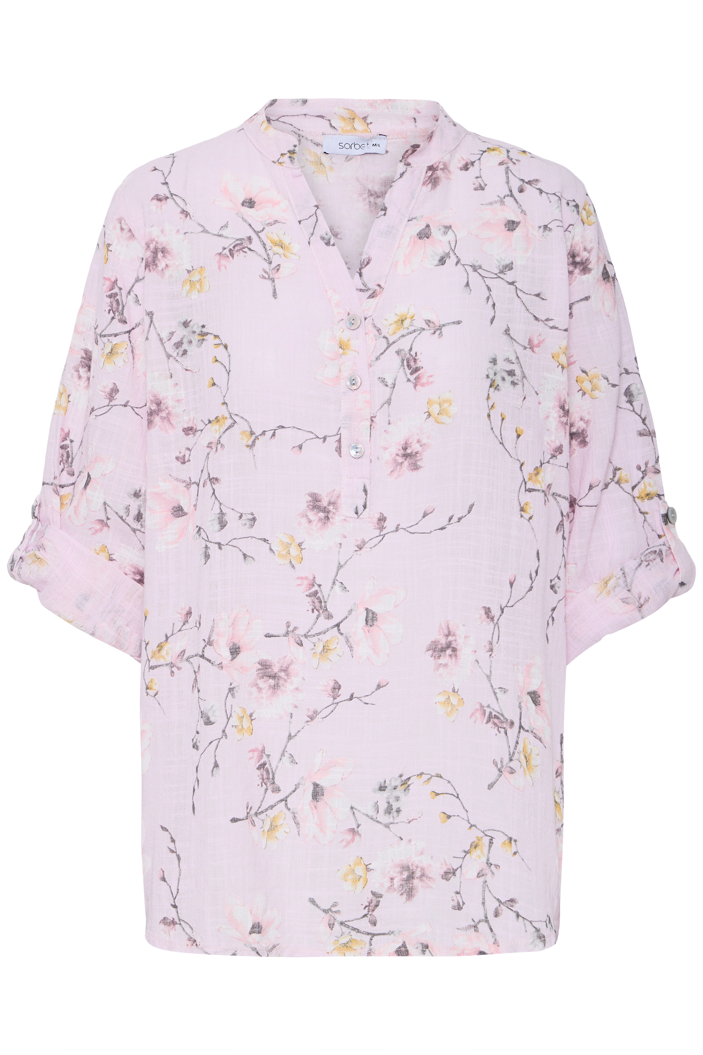 SBXALEXA DFL BLOUSE L/XL - Sorbet - Bluse - Kikigram.dk