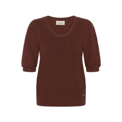 CRDela SS Knit Blouse