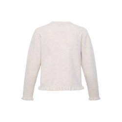 BYOFIRA FRILL CARDIGAN