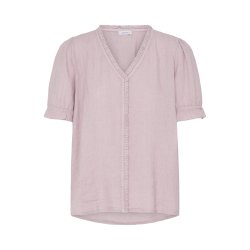 SBFONTANELLE SS FLOUNCE BLOUSE