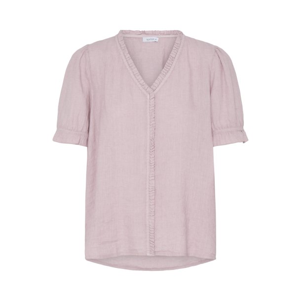 SBFONTANELLE SS FLOUNCE BLOUSE