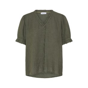 SBFONTANELLE SS FLOUNCE BLOUSE