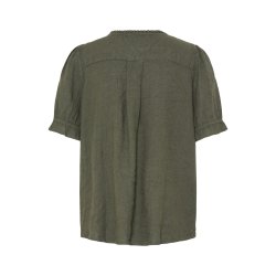 SBFONTANELLE SS FLOUNCE BLOUSE