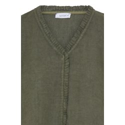 SBFONTANELLE SS FLOUNCE BLOUSE