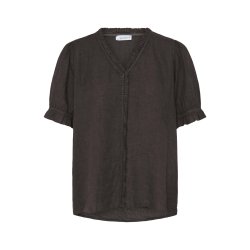 SBFONTANELLE SS FLOUNCE BLOUSE