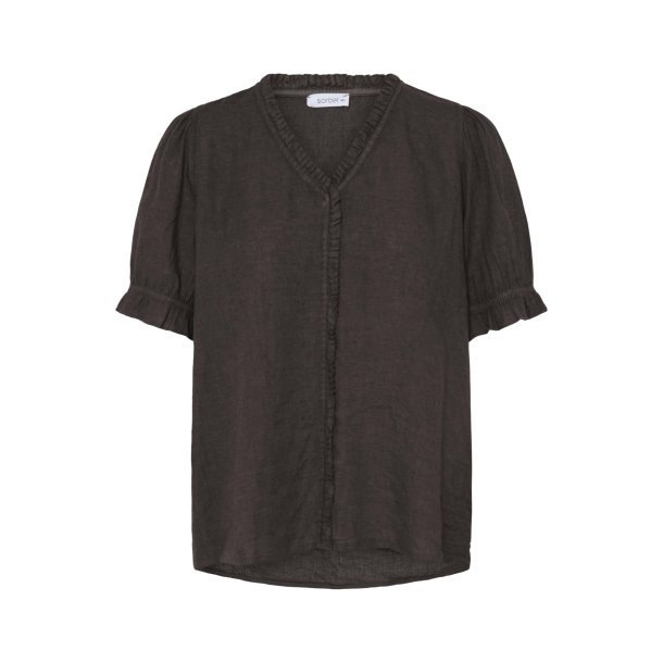 SBFONTANELLE SS FLOUNCE BLOUSE