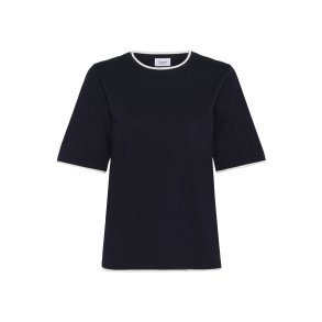 MilaSZ Contrast Stripe SS Pull