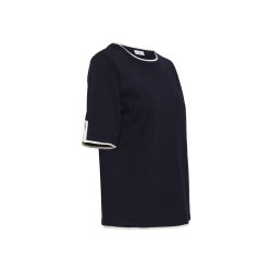 MilaSZ Contrast Stripe SS Pull