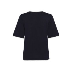 MilaSZ Contrast Stripe SS Pull