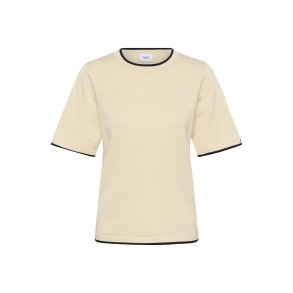MilaSZ Contrast Stripe SS Pull