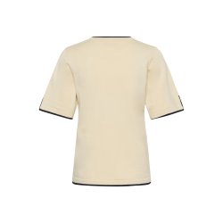 MilaSZ Contrast Stripe SS Pull