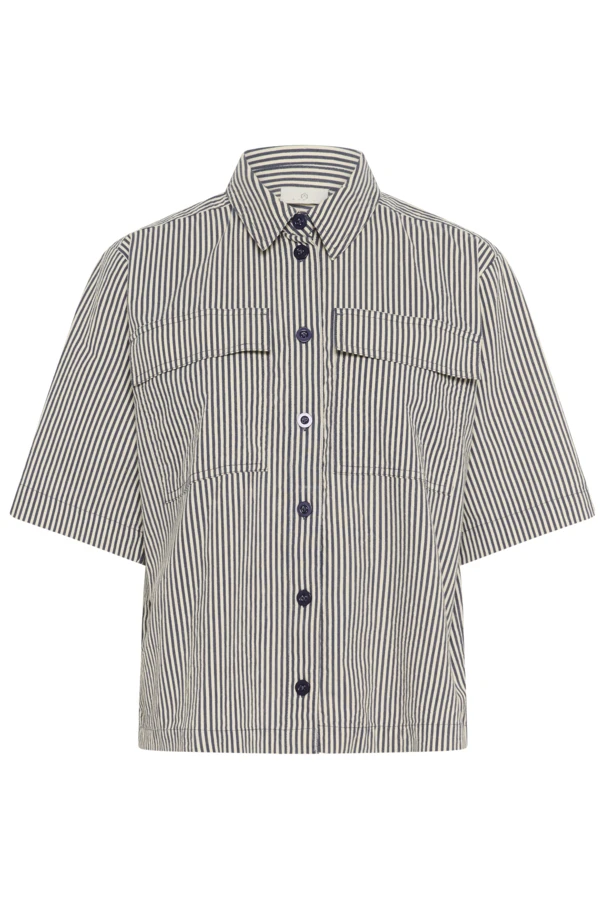 KAnaya striped shirt 46 - Kaffe - Skjorte - Kikigram.dk