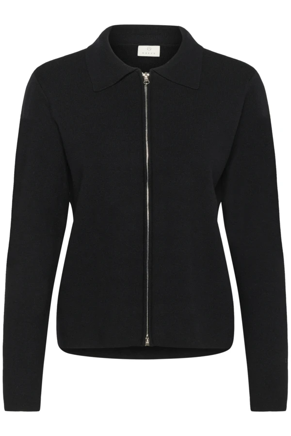 KAvisja Polo Cardigan XL - Kaffe - Strik - Kikigram.dk