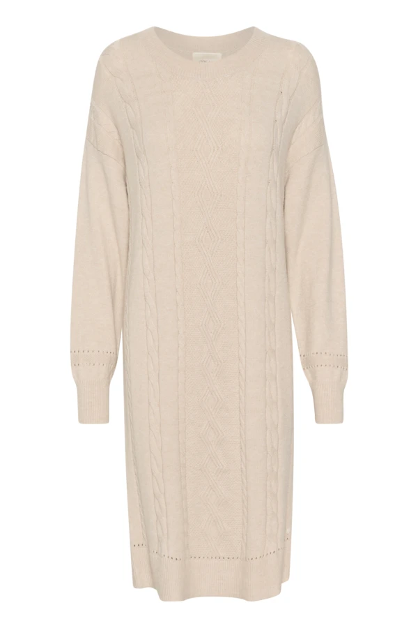 CRDela Knit Dress XL - Cream - Kjole - Kikigram.dk