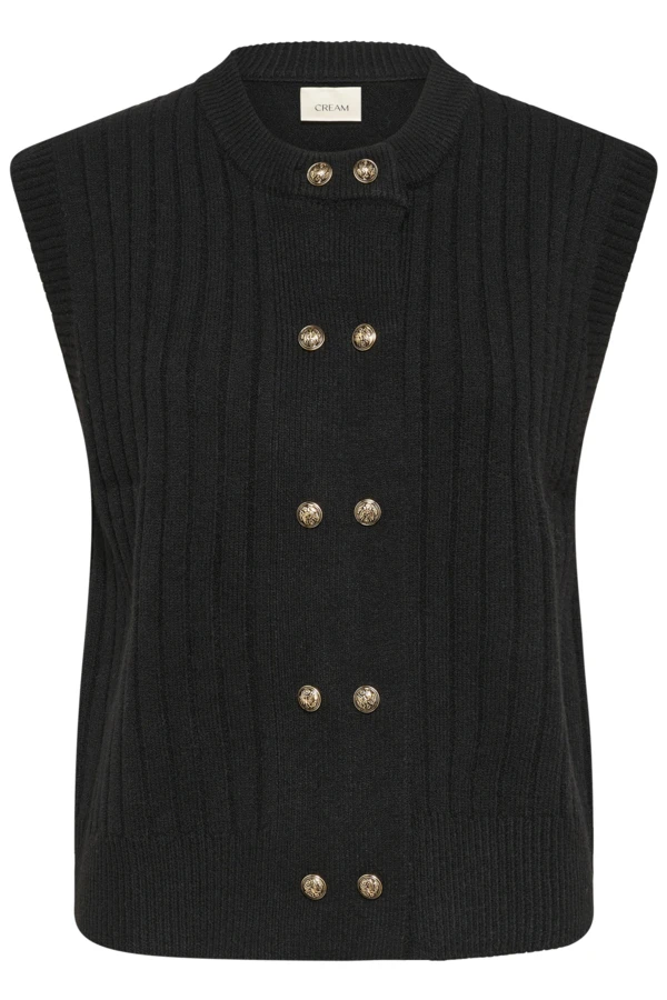 CREroka Knit Slipover XL/XXL - Cream - Strik - Kikigram.dk