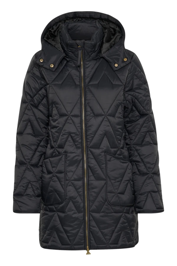 CRGaiagro Mid Jacket 40 - Cream - Jakke - Kikigram.dk