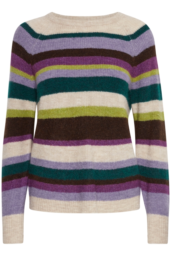 BYMARTINE STRIPE JUMPER 2 XL - B-Young - Strik - Kikigram.dk