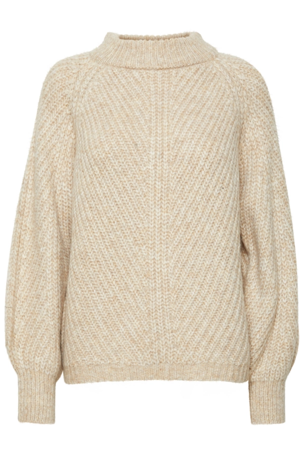 BYOKSANA TURTLENECK JUMPER XXL - B-Young - Strik - Kikigram.dk