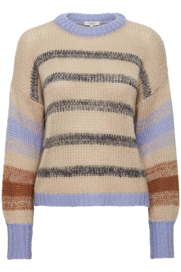 BYONIKKA STRIPE JUMPER L - B-Young - Strik - Kikigram.dk