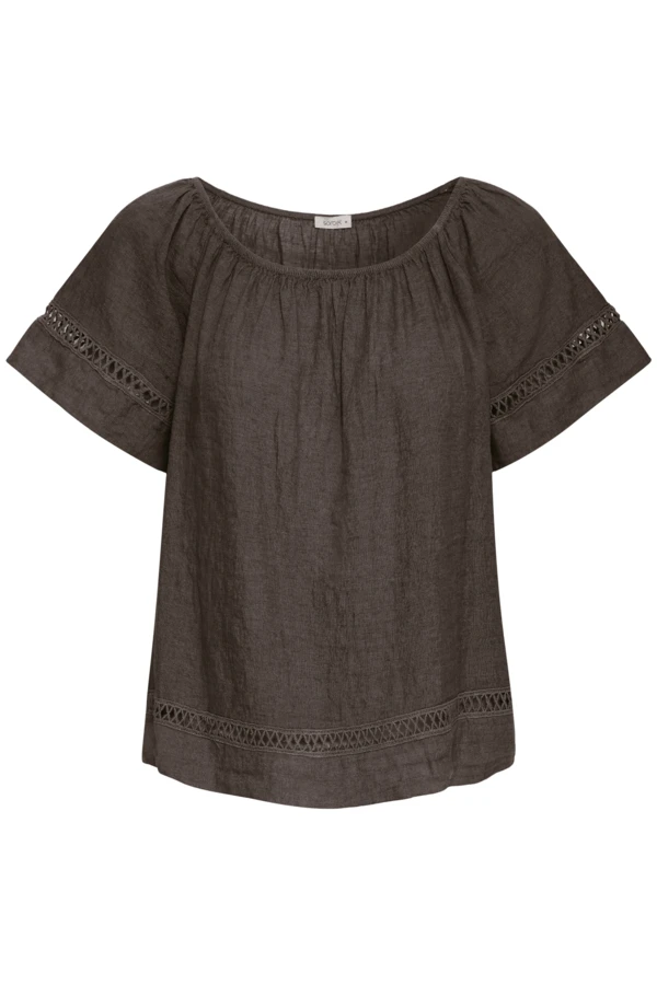 SBFONTANELLE SS BLOUSE M - Sorbet - Bluse - Kikigram.dk