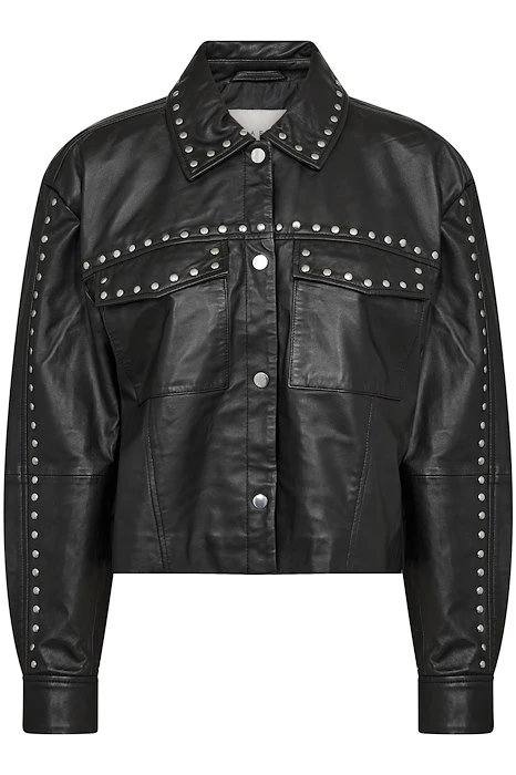 KAcassie Leather Jacket 36 - Kaffe - Jakke - Kikigram.dk