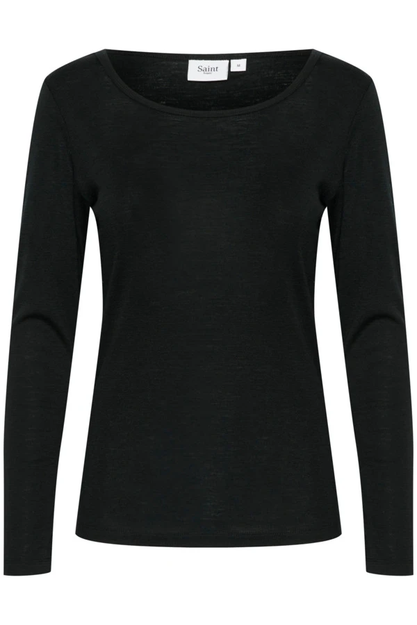 GarimaSZ Wool LS Blouse S - Saint Tropez - Top - Kikigram.dk
