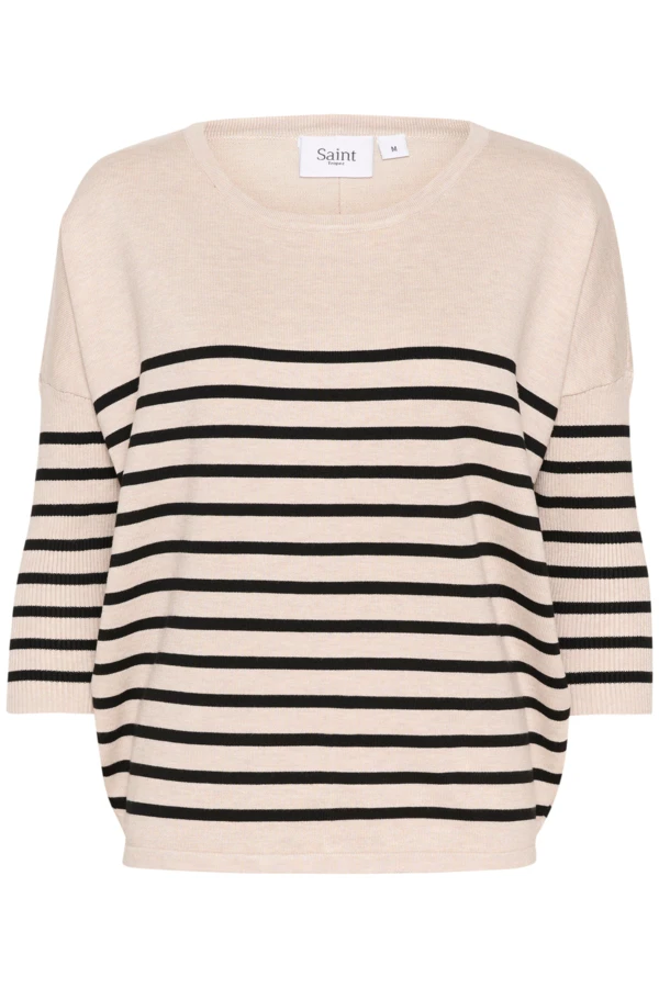 MilaSZ R-neck St. Pullover L - Saint Tropez - Kikigram.dk