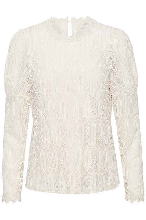 ViviCR LS T-shirt S - Cream - Jeans - Kikigram.dk