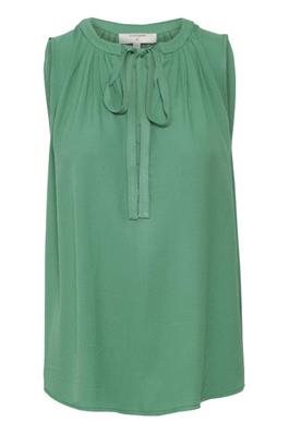 Vera Blouse 60428 BOTTLE GREEN 36 - Cream - Top - Kikigram.dk