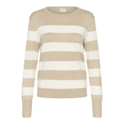 KAlizza Striped Knit Pullover