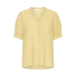 SBFONTANELLE SS FLOUNCE BLOUSE