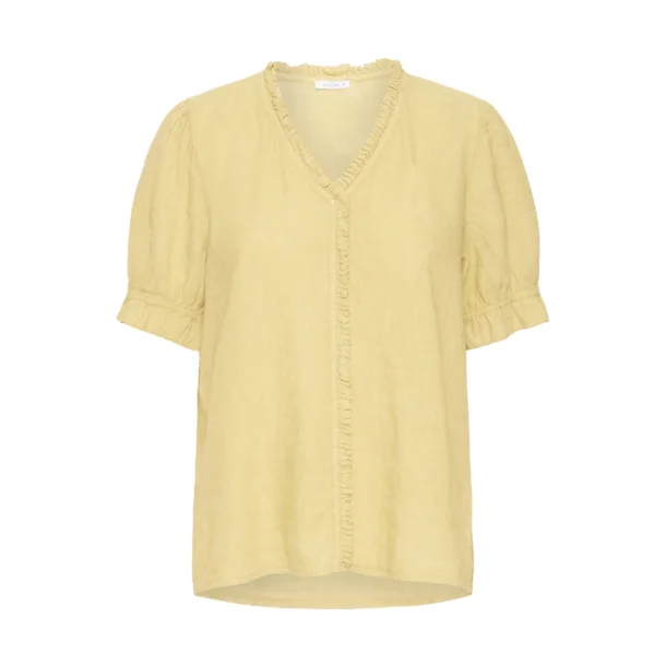 SBFONTANELLE SS FLOUNCE BLOUSE