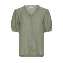 SBFONTANELLE SS FLOUNCE BLOUSE