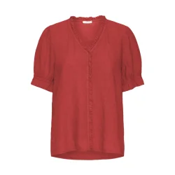 SBFONTANELLE SS FLOUNCE BLOUSE