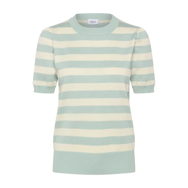 MilaSZ SS Block Stripe Pullove