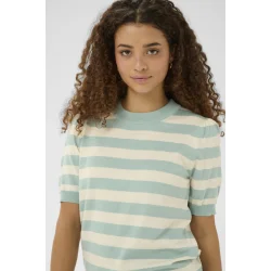 MilaSZ SS Block Stripe Pullove