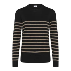 MilaSZ Shimmer Stripe Pullover