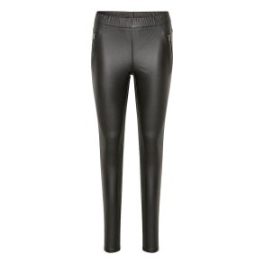 Ada Coated Zip Jeggings