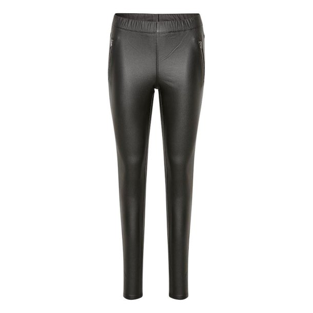 Ada Coated Zip Jeggings