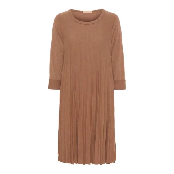 Marta strik kjole med plisse