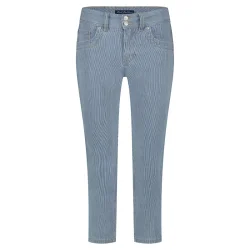 Red Button Suze capri strib