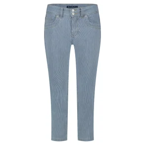 Red Button Suze capri strib