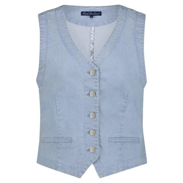 Red Button vest med striber